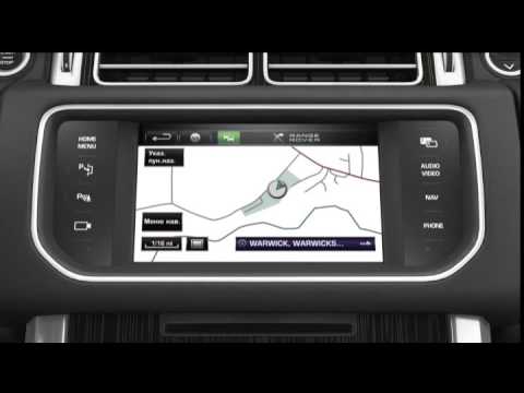 Range Rover 13 модельного года: навигационная система - сохранение пунктов назначения