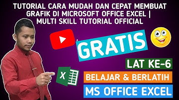 TUTORIAL CARA MUDAH & CEPAT MEMBUAT GRAFIK DI MICROSOFT OFFICE EXCEL | BELAJAR EXCEL MUDAH & PRAKTIS