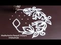 2 easy lotus rangoli designs   madhuvenba rangoli designs