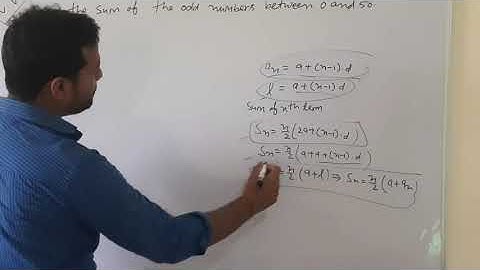 Q14. Find the sum of the odd numbers between 0 and 50 ||CLASS10 AIRTHMATIC PROGRESSION EXERCISE 5.3