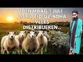 Den haag 1 juli 2023 eiduladha vlees distribueren bij faroek restaurant den haag