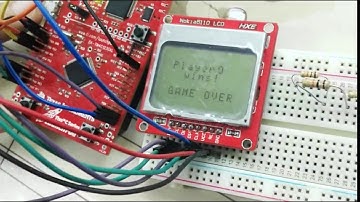 Connect 4 game using TIVA microcontroller and Nokia 5110 LCD (Demo)