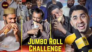 Eating Jumbo Roll In 60 Seconds & Win Money | Dumb Challenges