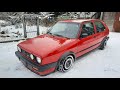 Vw Golf mk2 16v 2.0 ABF 150ps🔥 ❄Cold Start❄