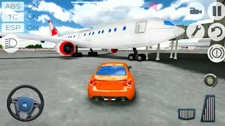 Orange Sports Car Drive in Xtreme Driving Sim #4 - Android Gameplay