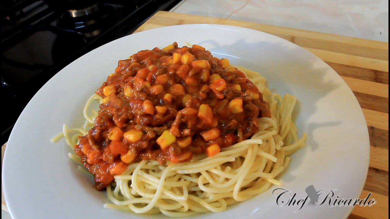 After School Dinner/Spaghetti Bolognese | Recipes By Chef Ricardo | Chef Ricardo Cooking