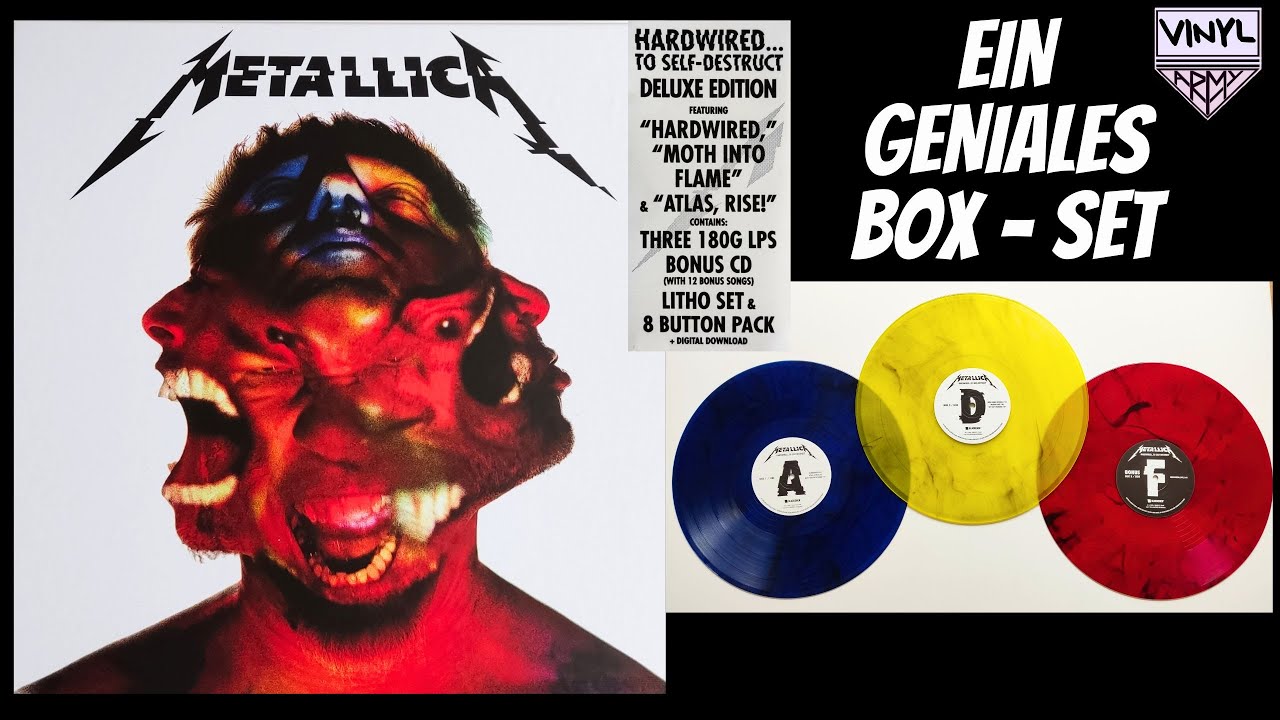Hardwired Box Set Metallica Hardwired... To Self-Destruct 3 Vinyl Box-Set | Unboxing ...