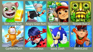 Tom Gold Run,Angry Gran Run,Subway Surfers,Temple Run 2,Garfield Rush,Miraculous,Sonic Dash,Metro... screenshot 4