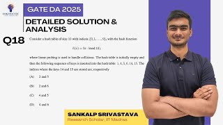Q. No. 18 | GATE DA 2025 | Detailed Solution