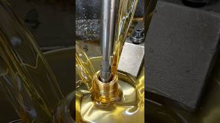 Machining - broaching #engineering #machine #manufacturing #cnc #brakefluid #broaching #satisfying