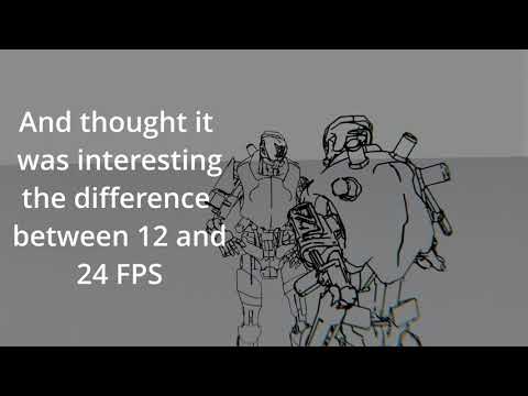 24 Vs 12 FPS animation comparison