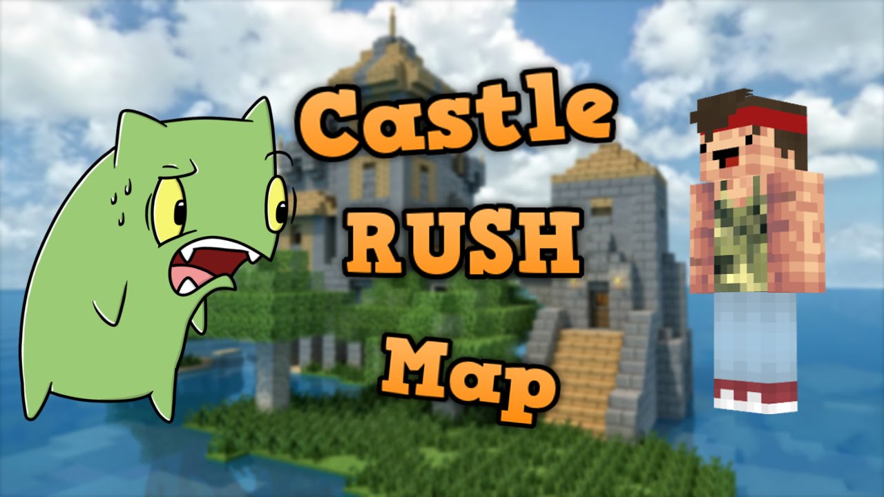 Minecraft - Castle Rush Map für Unge & Rewi