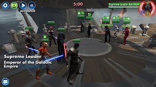 EP Starkiller (Omicrons) vs SLKR |5v5 Grand Arena SWGOH|