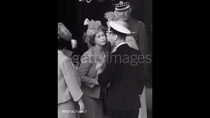 Royals welcomes Queen Mary in 1946 #royalfamily #queenelizabeth #kinggeorgevi #queenmother