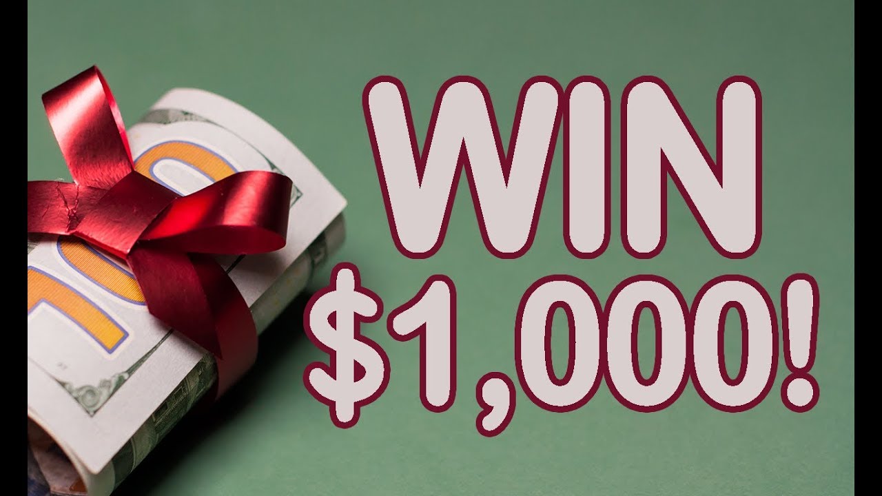 win a 1 000 cash prize youtube
