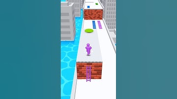 Ladder Master 🪜😵 Pt-25 | Fun & Satisfying Climbing Game #shorts