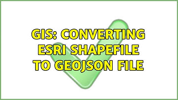 GIS: Converting Esri Shapefile to Geojson file