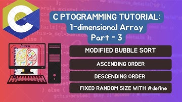 Lecture - C Programming || Sort an array using Bubble Sort