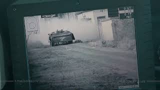 incredible vehicle v vehicle combat footage (Ukraine Russian war)