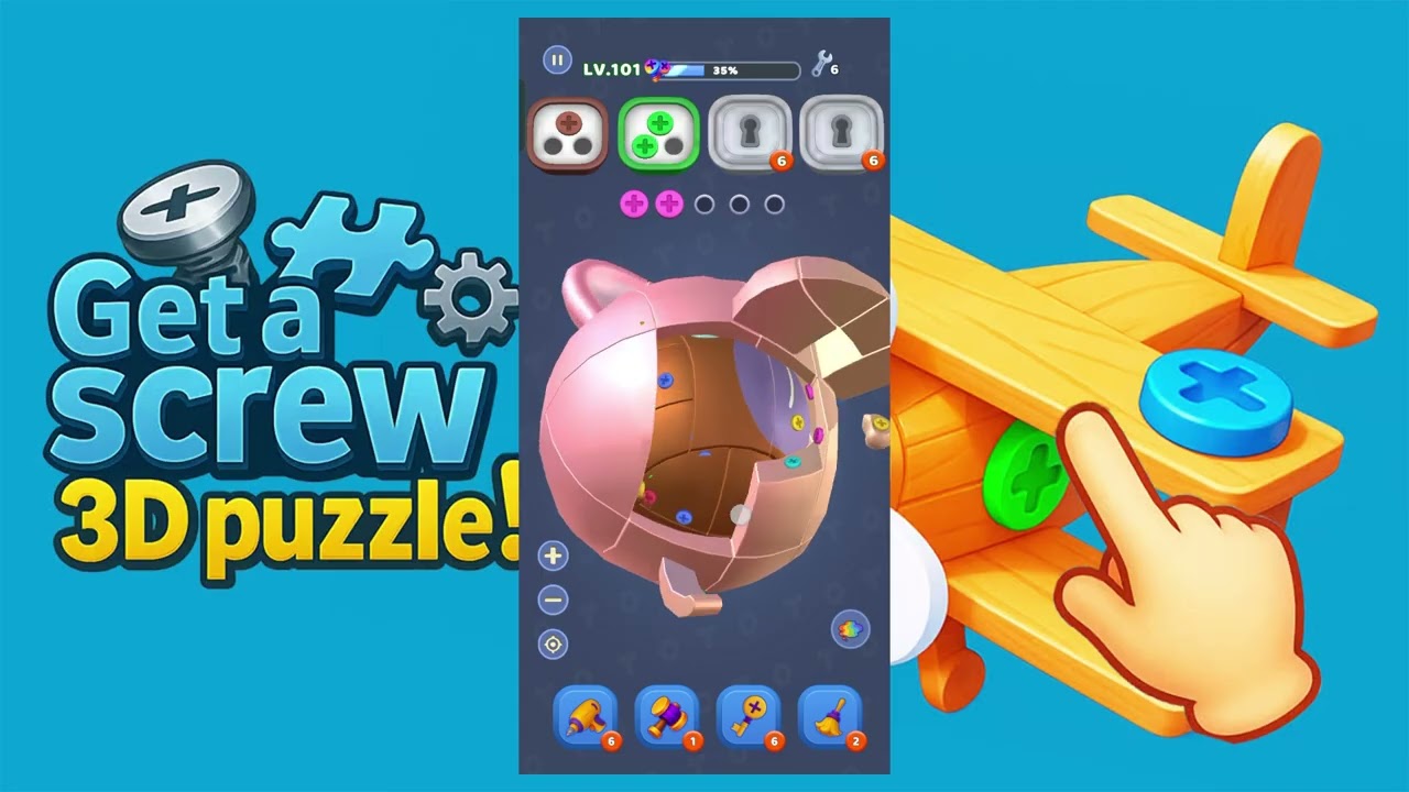 Screw Out Factory 3D Puzzle – Level 101 Gameplay (Android) Ep.14