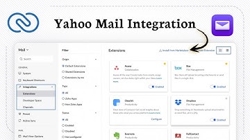 How to Integrate Zoho CRM with yahoo mail (Integration Made Easy)