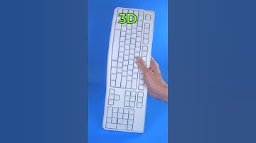 3d printed keyboard vs real