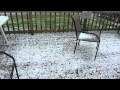 hail storm 9-30-12 in Shokan, NY