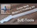 Guitar Neck Modern C Router Bit from SJE Tools