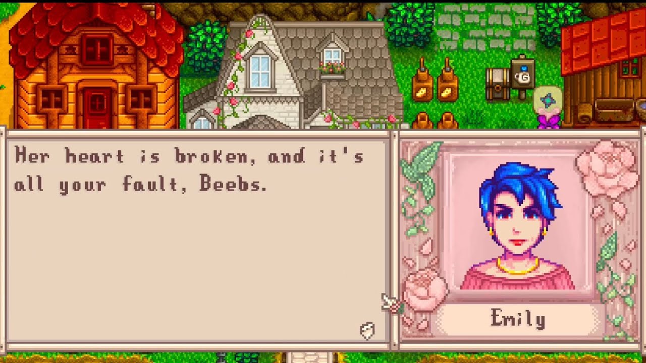 Stardew Valley All Haley Divorce Events (Mod) YouTube