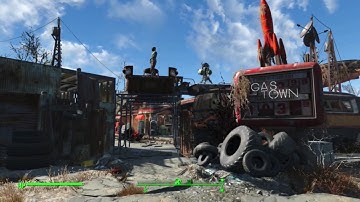Fallout 4   Gas-town tour Conquest Mod Settlement