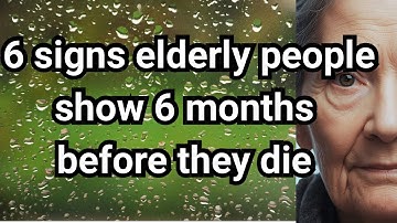 The Final Journey: What Really Happens to the Elderly Before Passing