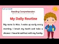 Daily Routines and Activities Quiz