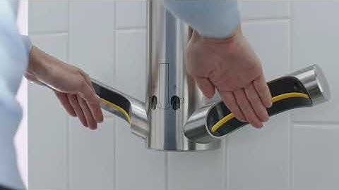 Презентация фильтра HEPA, используемого в сушилках для рук Dyson Airblade