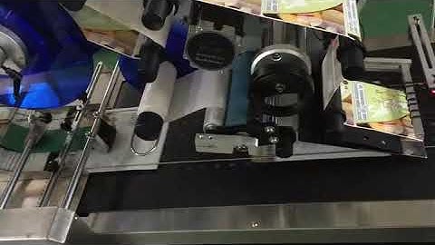 Automatic Sticker Labelling Machine For Empty Paper Bag