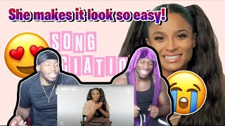 Ciara Sings Alicia Keys, Michael Jackson and Whitney Houston in Song Association | ELLE REACTION!!