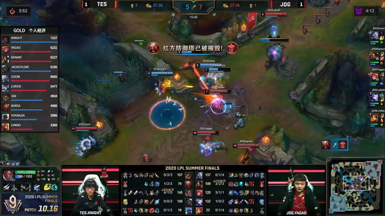 [LOL HIGHLIGHTS] JDG vs TOP - Game 3 | Grand Finals Playoffs LPL Summer 2020 | JD Gaming vs Top Espo