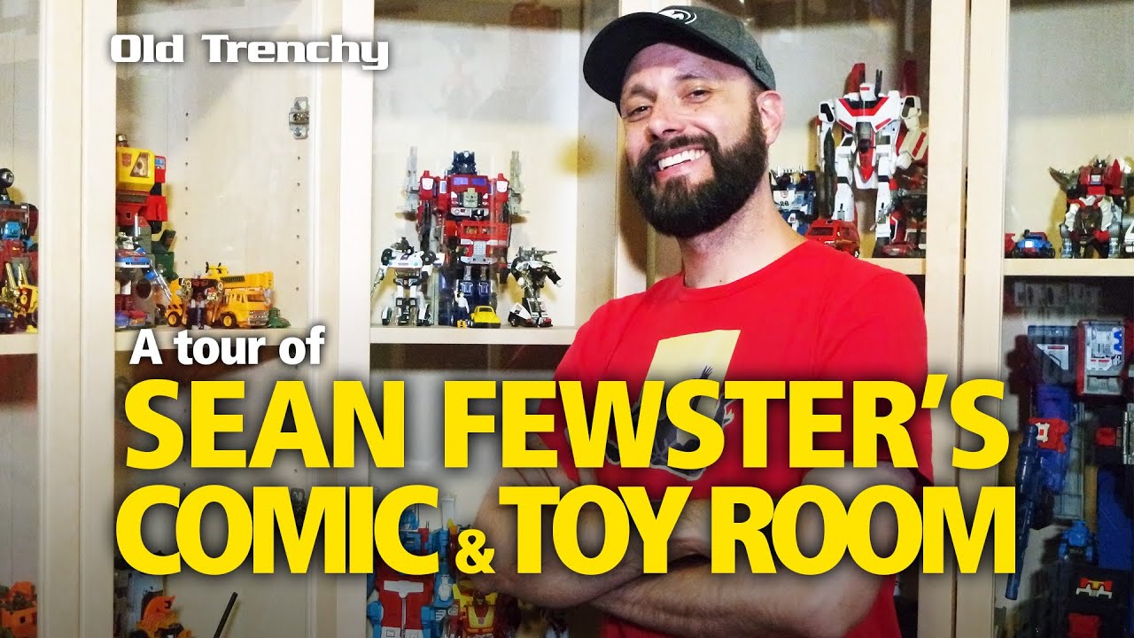 A Tour of Sean Fewster's Comic & Toy Room | Old Trenchy