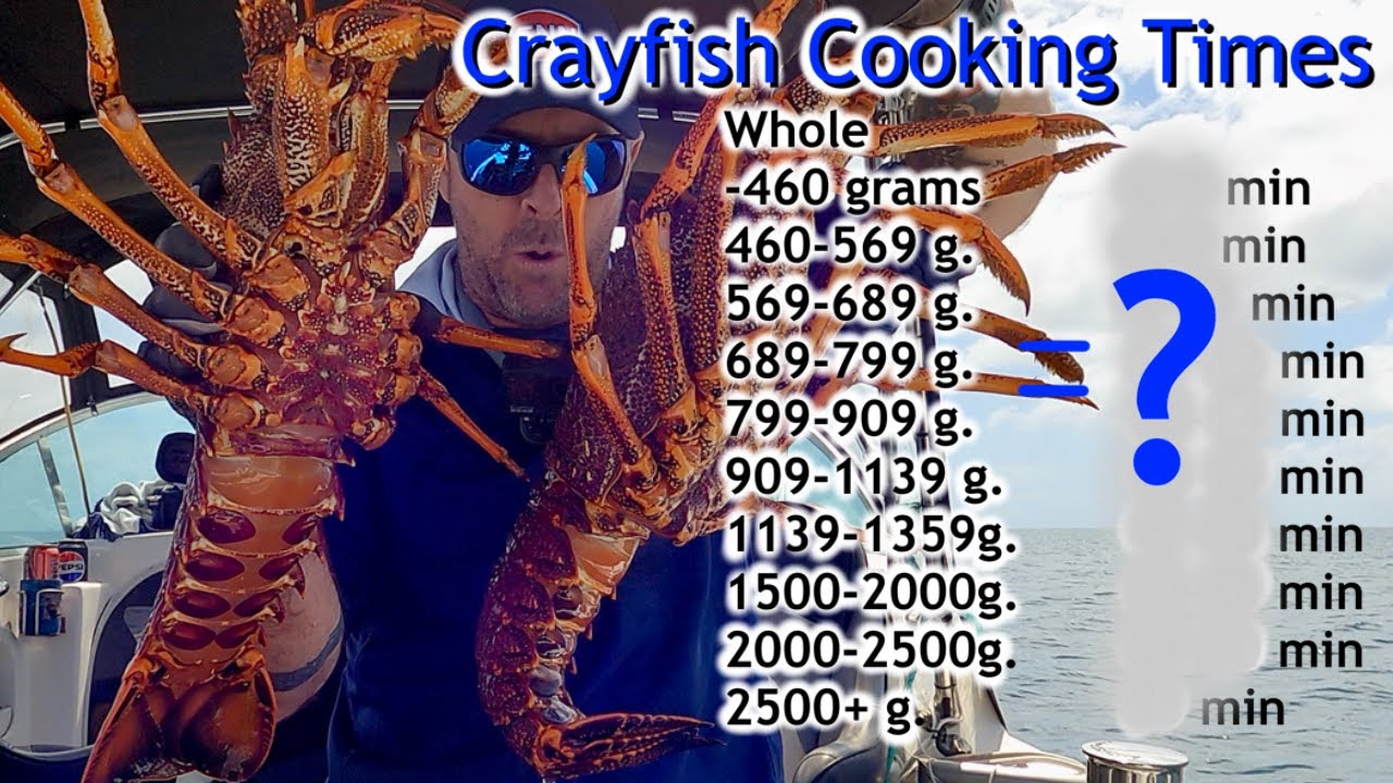 How long to cook crayfish.