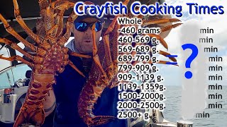 How long to cook crayfish.