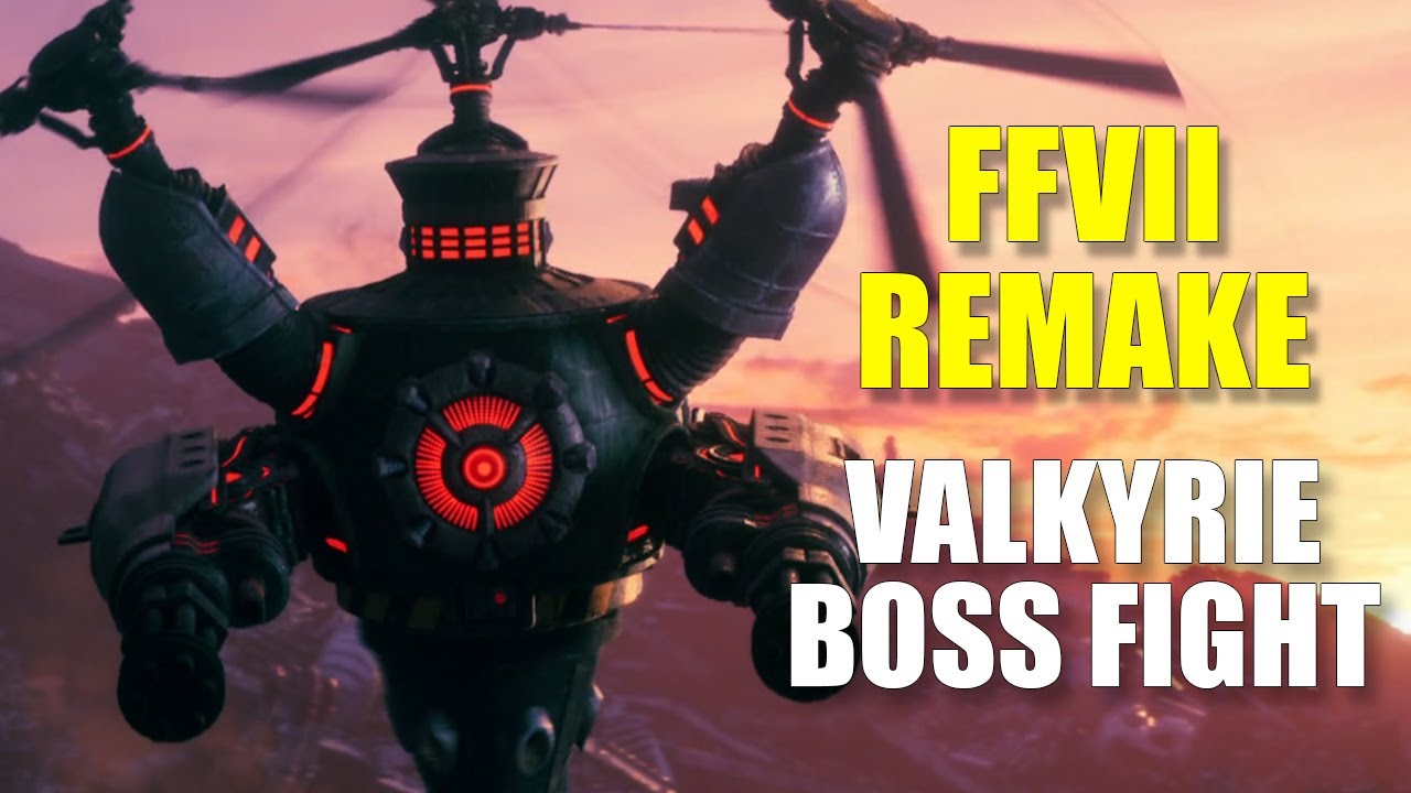 Final Fantasy VII Remake - Valkyrie boss fight