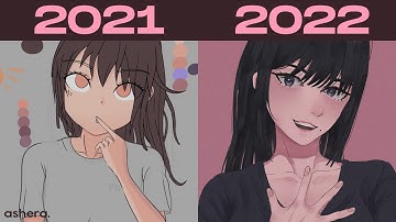 MY ART PROGRESS IN 1 YEAR | ART MOTIVATION