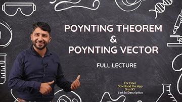 Poynting Theorem & Poynting Vector | Download the App #GradXY | #sachinsir #iitjam #bsc #physics