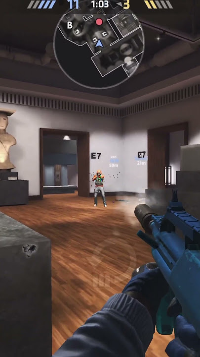 Just a Feature not bug.. | Btw not ping issue, u can see him react to my shots | Critical Ops