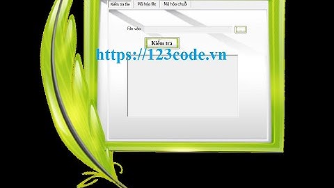 Share source code mã hóa và bảo mật thông tin c# có báo cáo tải miễn phí