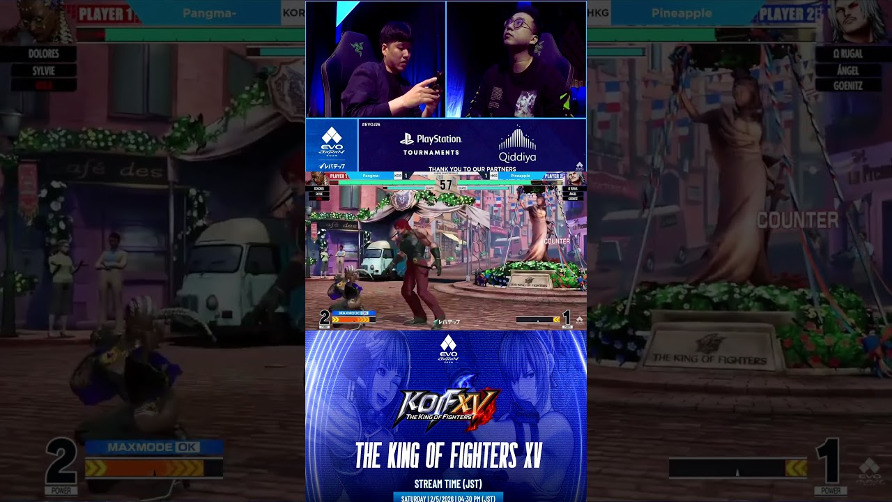 Pangma VS Pineapple - KOF XV EVO Japan 2026 #shorts