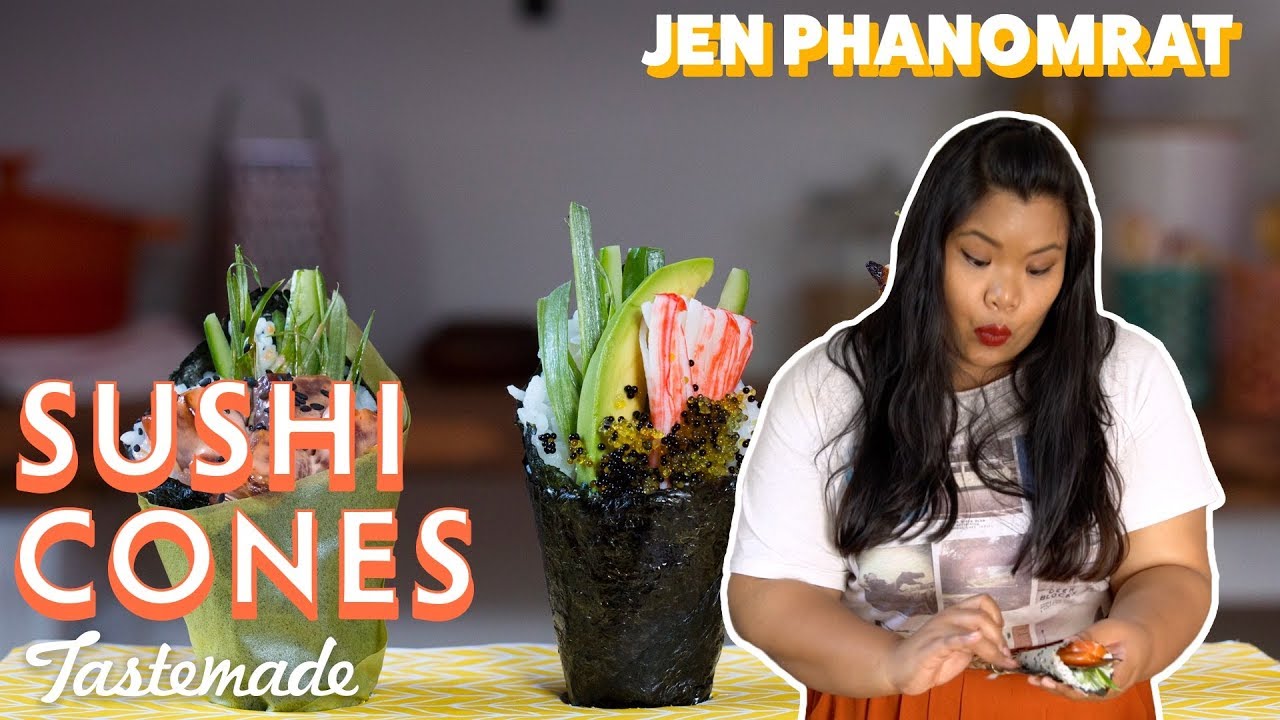 cucumber smoothie Sushi Cones (Temaki) - 3 Ways I Good Times With Jen