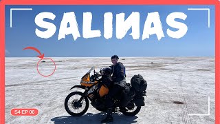 Travel vlog - Through Salt Falt to Sulky Capital of Argentina, 700km Motorcycle Ride in Argentina| S04 Ep.06
