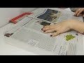 ASMR Newspapers Page Flipping | No Talking