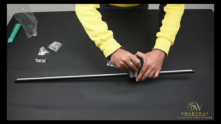 Sleek Modern Indoor LED Wall Lamp Unboxing Video