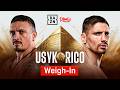 LIVE - OLEKSANDR USYK VS. RICO VERHOEVEN WEIGH IN